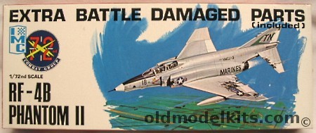 IMC 1/72 RF-4B Phantom II with Battle Damaged Parts, 481-100 plastic model kit